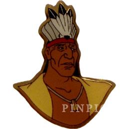 Pocahontas Gold Border Series - Chief Powhatan