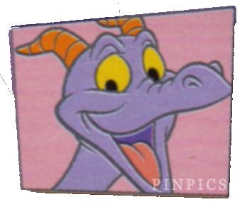 WDW - Figment Close-Up Mystery Collection - Looking Right (Pink Background) ONLY