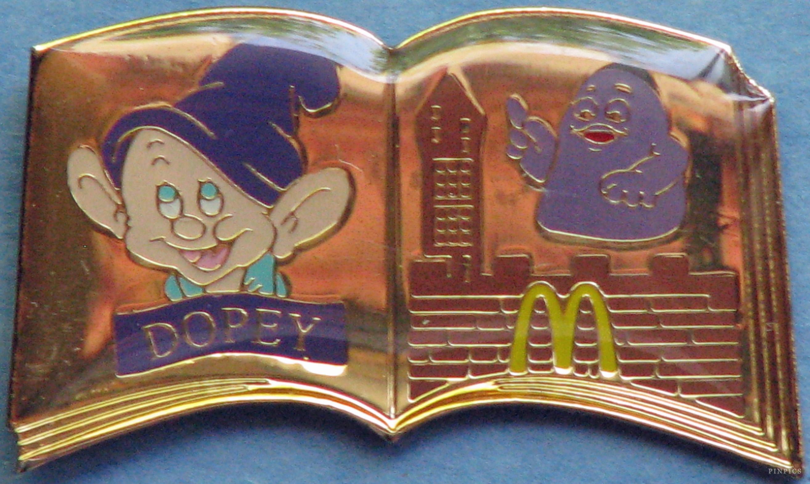 Bootleg - 'DOPEY' in a McDonald's Open Book with Grimace