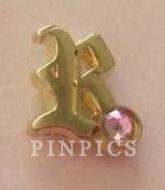 JDS - Rapunzel - R - Mini Gold Jeweled 