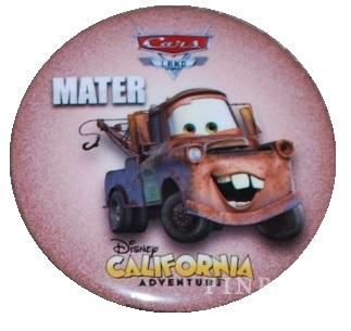 Button - DCA - Carsland Series - Tow Mater