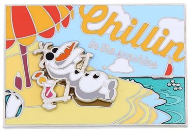 Olaf - Chillin in the Sunshine - Summer Beach - Postcard - Frozen