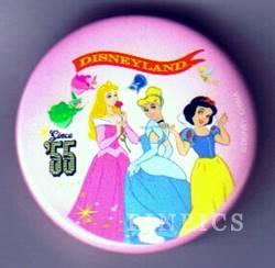 DLR Button - Disneyland Princesses Since 1955