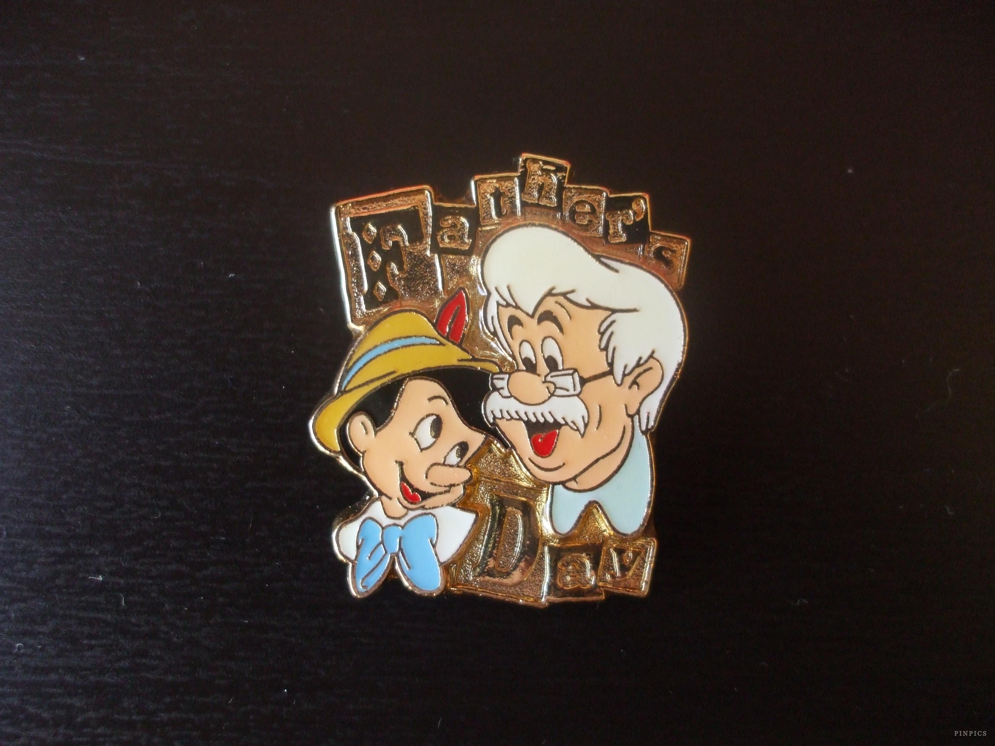 TDR - Fathers Day Pinocchio & Geppetto Pocket Clip - TDS 