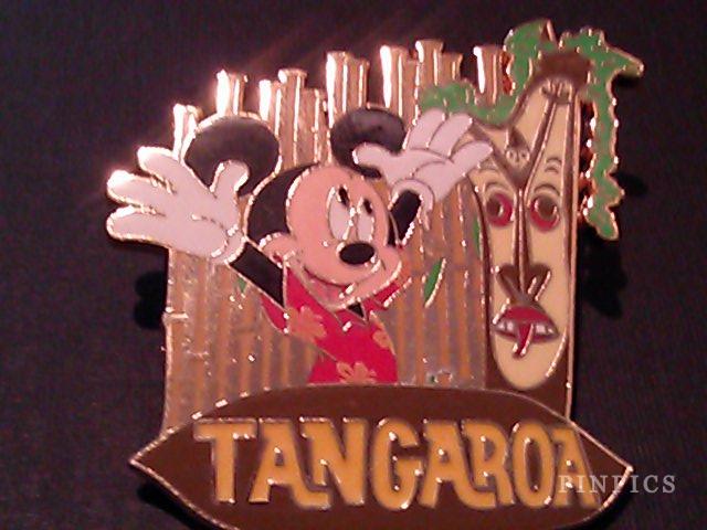 DLR - Walt Disney's Enchanted Tiki Room 50th Anniversary Event - Tiki Garden Mystery Set - Mickey & Tangaroa ONLY PP