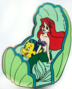 WDI - Ariel & Flounder - The Little Mermaid - Ariel's Undersea Adventure Clamshell