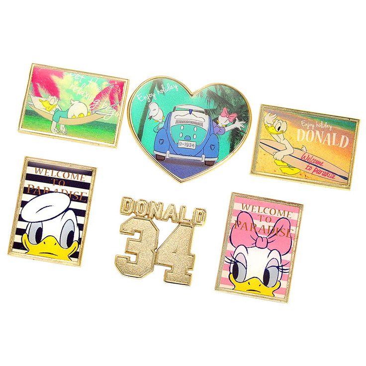 JDS - Donald & Daisy Duck - Vacation Paradise - 6 Pin Boxed Set
