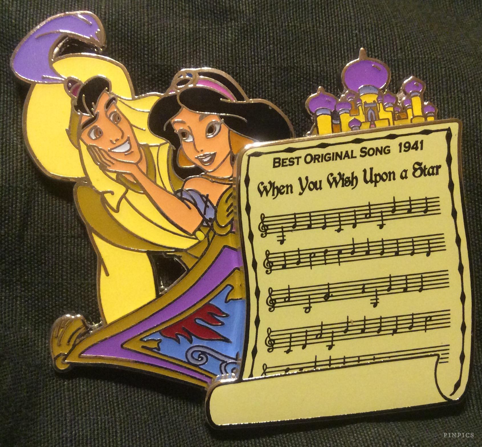 DSSH - Best Original Song Music Sheet - Aladdin & Jasmine Singing When You Wish Upon A Star ERROR PIN