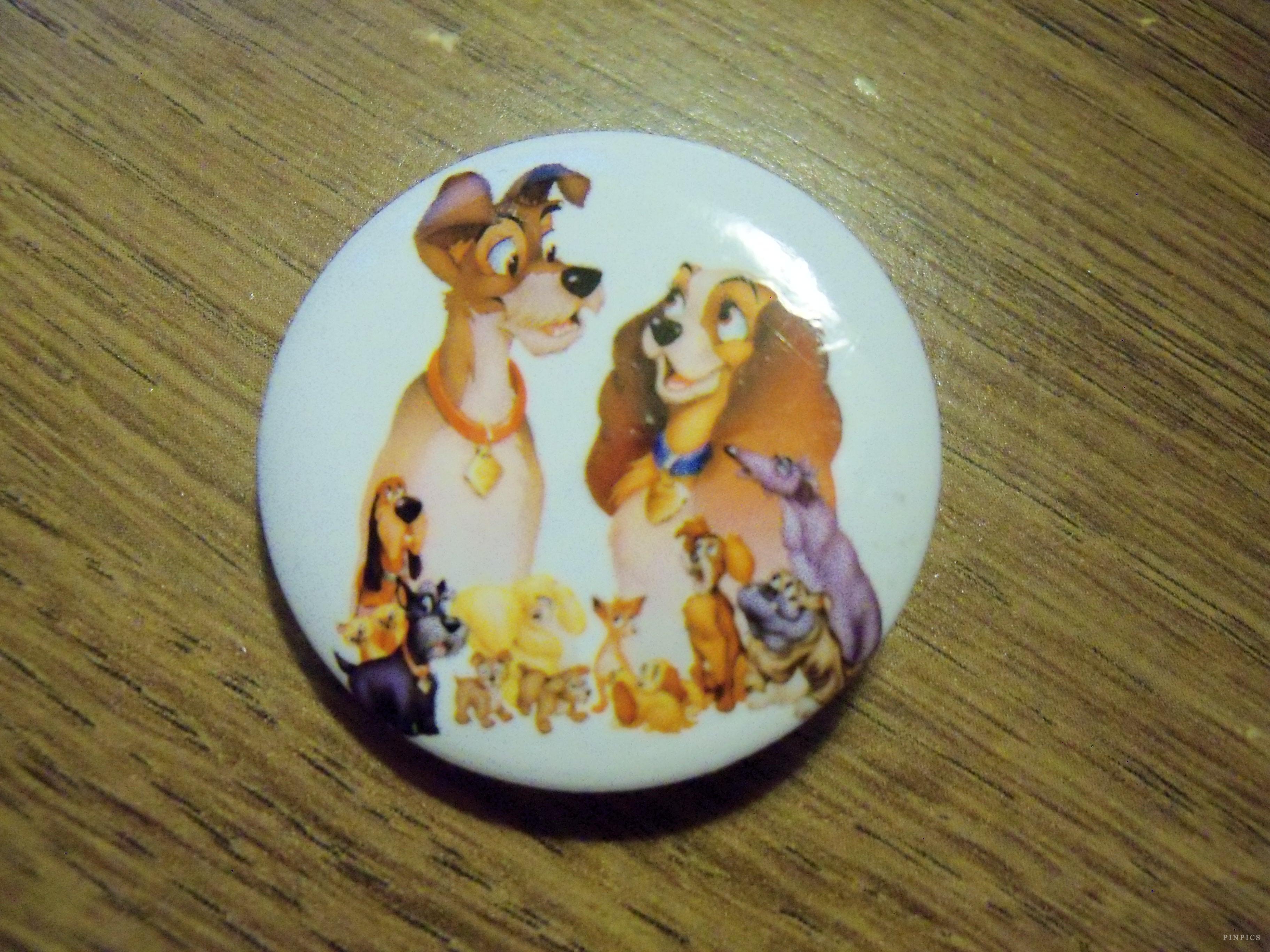 Button - Hot Topic - Lady and Tramp and Friends