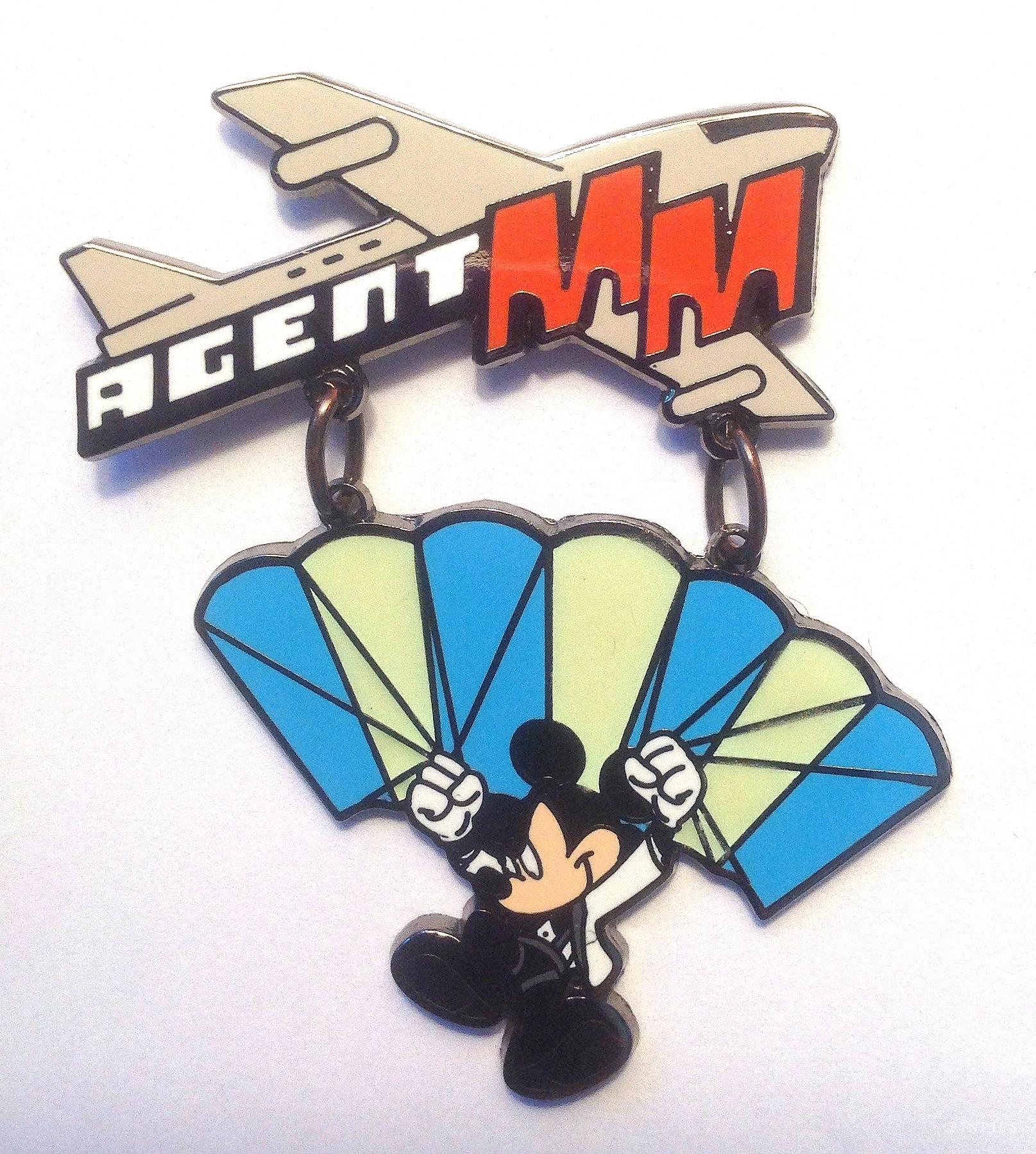 DCA - Mickey - Agent MM Parachuting - Mickey's Top Secret Mission