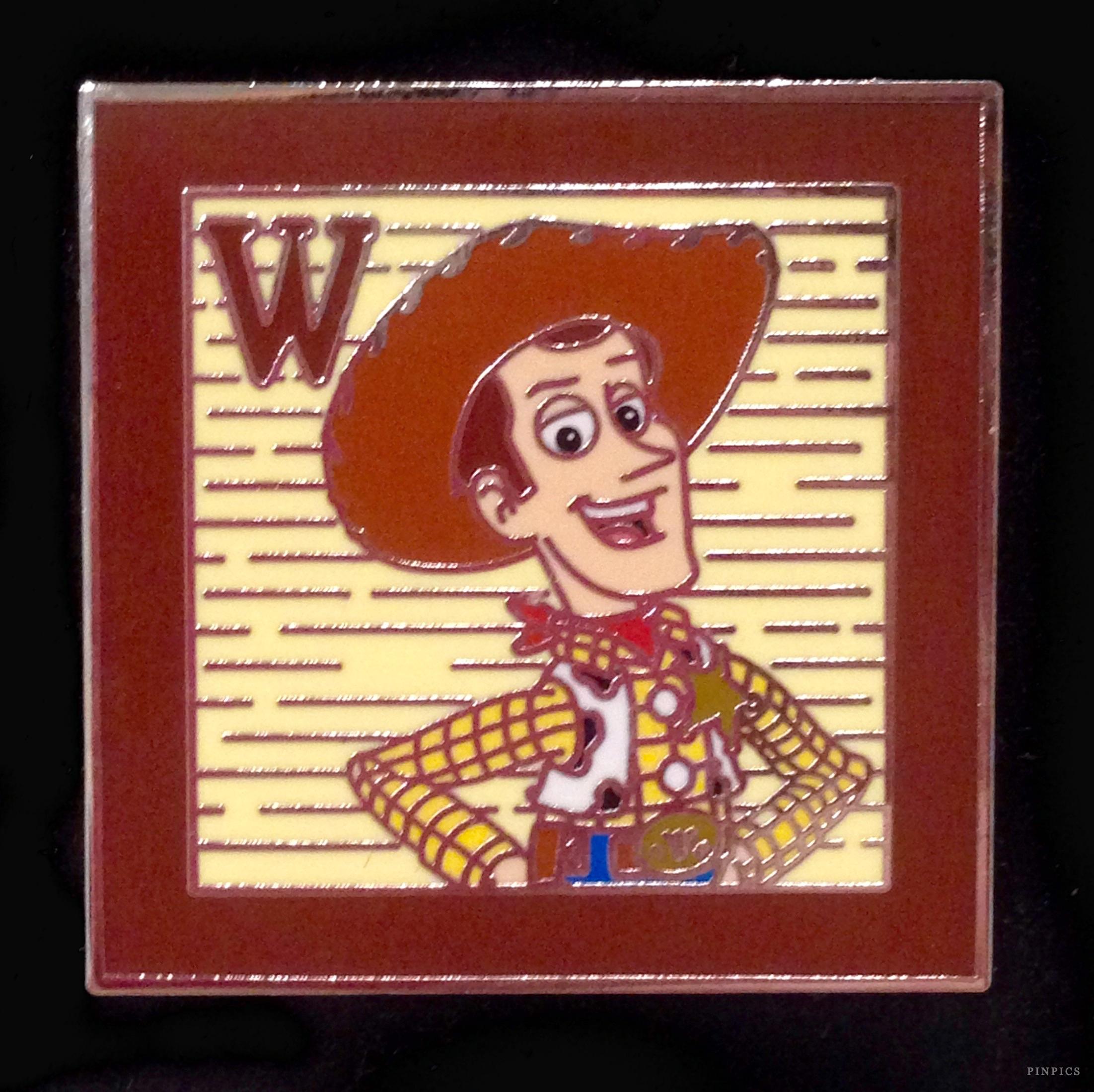 Toy Story 3 Mini-Pin Set - Woody ONLY