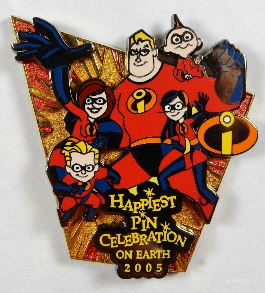 WDW - Happiest Pin Celebration On Earth (The Incredibles) 3D