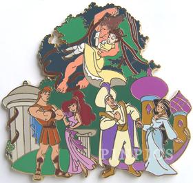 DS - Hercules, Megara, Tarzan, Jane, Aladdin and Jasmine - Heroes and Girls
