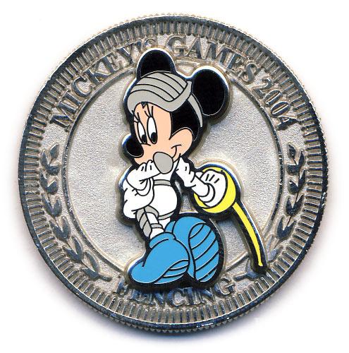 JDS - Minnie Mouse - Fencing - Silver Medal - Mickeys Games 2004