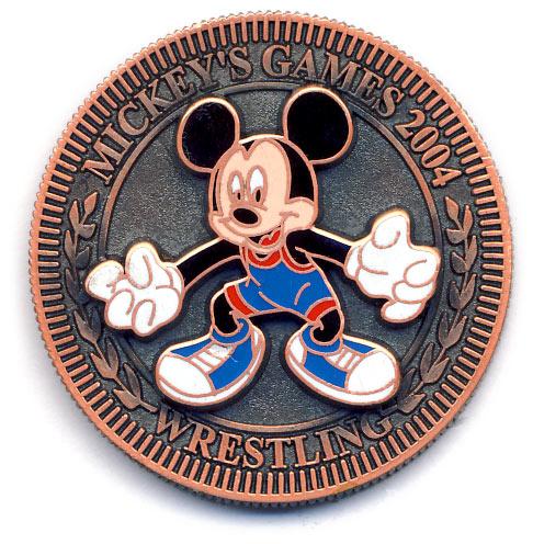 JDS - Mickey Mouse - Wrestling - Bronze Medal - Mickeys Games 2004