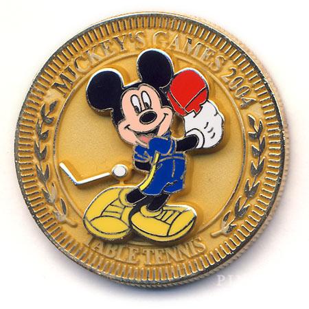 JDS - Mickey Mouse - Table Tennis - Gold Medal - Mickeys Games 2004