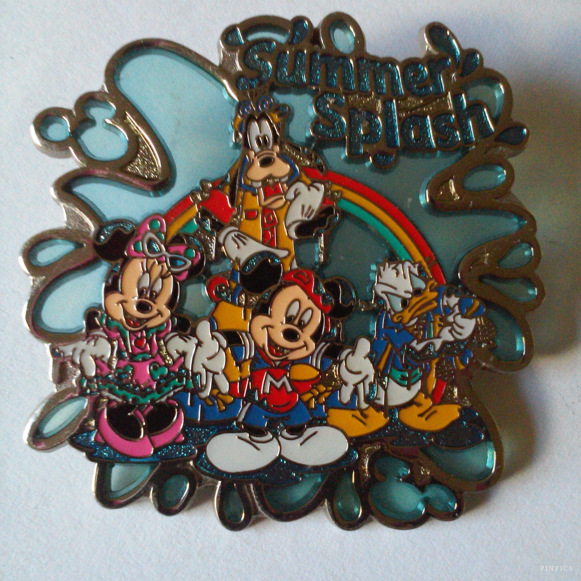 Disney Trading Pin 51633 DLR - Dated 2007 Mickey & Friends Large Pin Bag