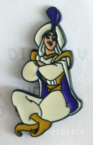 Prince Ali / Aladdin riding on carpet