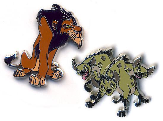 Scar & Hyenas (2-Pin Set)