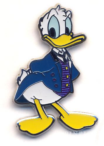 Haunted Mansion Butler Donald & Maid Daisy (2 Pin Set) - Donald ONLY