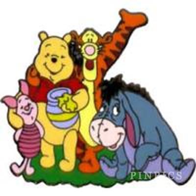 Willabee & Ward - Winnie the Pooh Collection - Friends (Piglet, Pooh, Tigger & Eeyore)