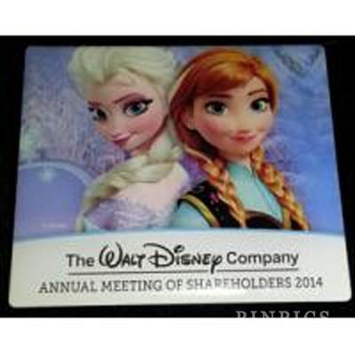 Anna and Elsa - Frozen - 2014 Walt Disney Company Shareholders Meeting