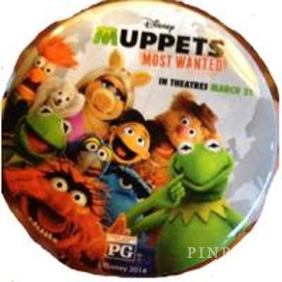 WDW- Muppets Most Wanted Button