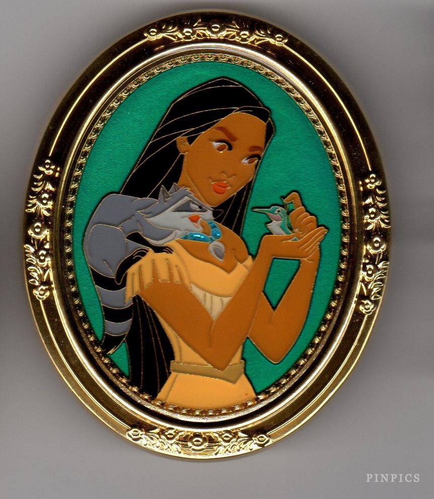 WDI - Princess Gold Frame - Pocahontas Meeko and Flit