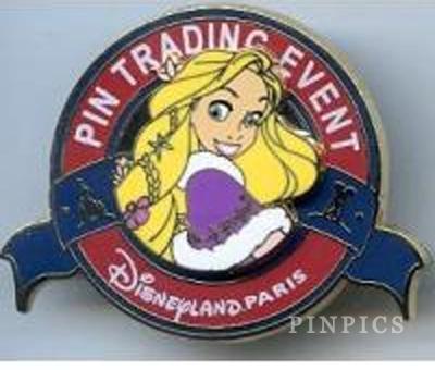 DLP - PTE - The Christmas of Rapunzel - Pin Trading Event Logo