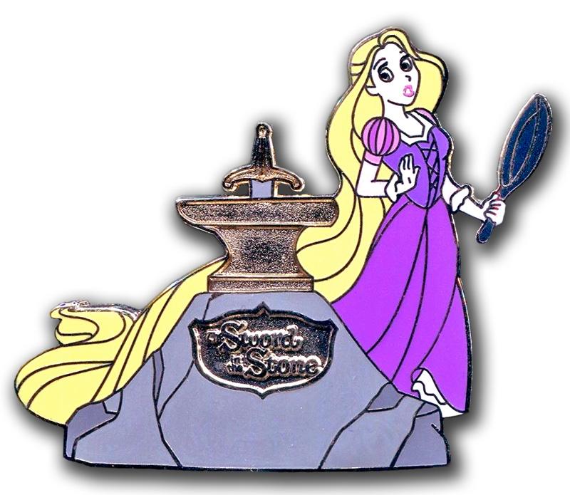 WDI - Rapunzel at Disneyland - Rapunzel at the Sword in the Stone