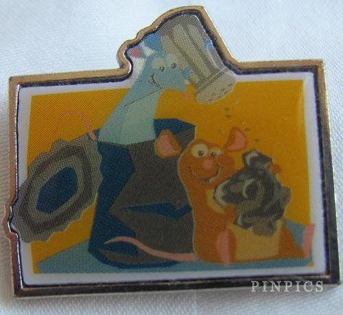 DS - Ratatouille Remy & Emile from Mini Pin Set
