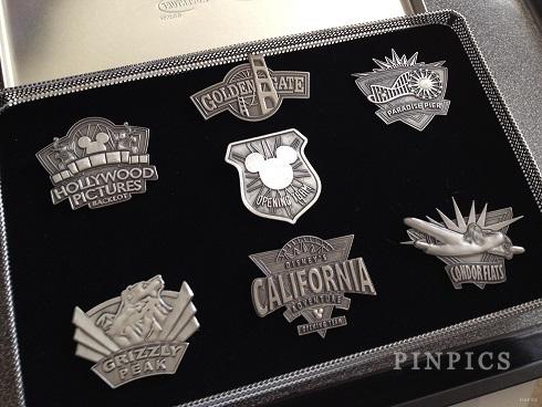 DCA - Grand Opening Pewter Boxed Pin Set - Cast Member