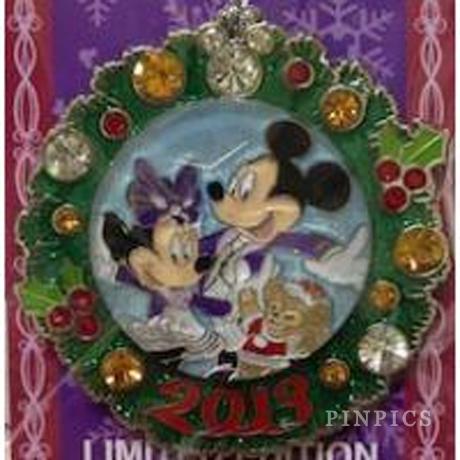 HKDL Christmas 2013 - Tree Ornament - Mickey, Minnie & Duffy