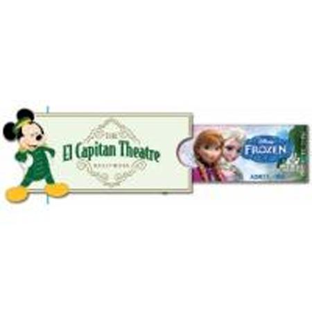 El Capitan Theatre Ticket Pin - Frozen