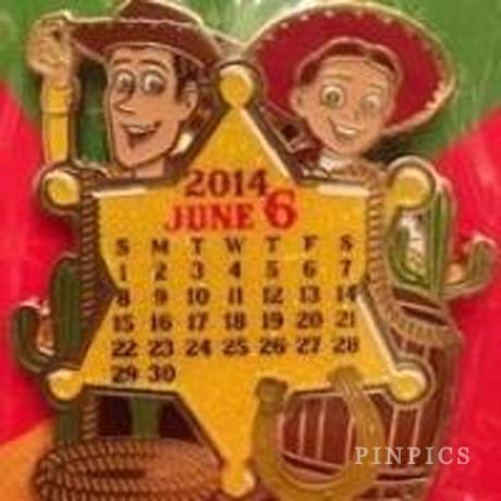 HKDL - Woody and Jessie - Toy Story - June - Calendar