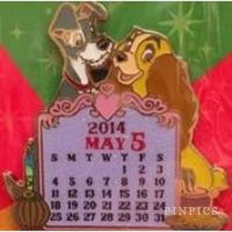 HKDL - Lady and the Tramp - May - Calendar