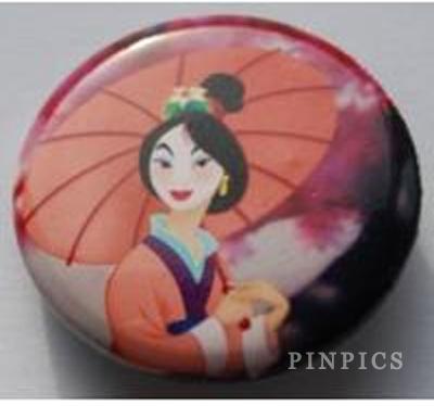 Button: Hot Topic - Mulan with Parasol