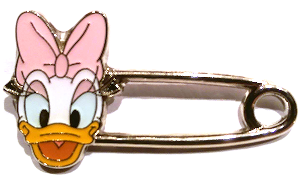 HKDL - Donald & Daisy Safety Pin set - Daisy Only