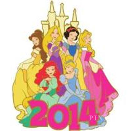 2014 Princesses (Ariel, Cinderella, Belle, Rapunzel, Snow White & Aurora)