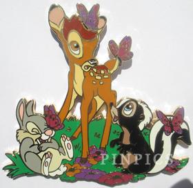 Disney Auctions - Bambi and Friends with Butterflies (Jumbo)