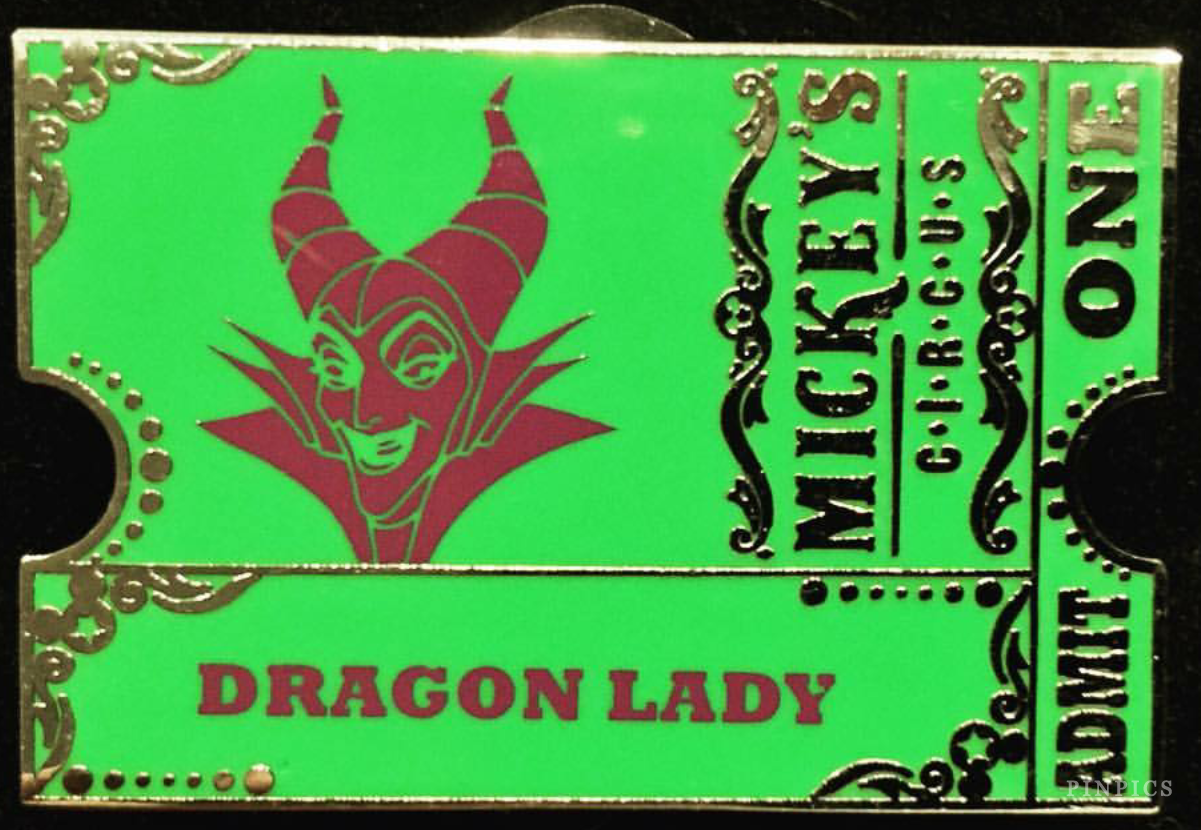 WDW – Maleficent - Sinister Sideshow Ticket - Mickey's Circus - Mystery - Chaser 