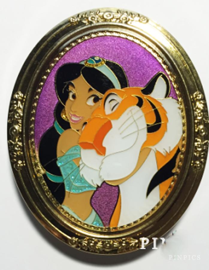 WDI - Princess Gold Frame - Jasmine and Rajah