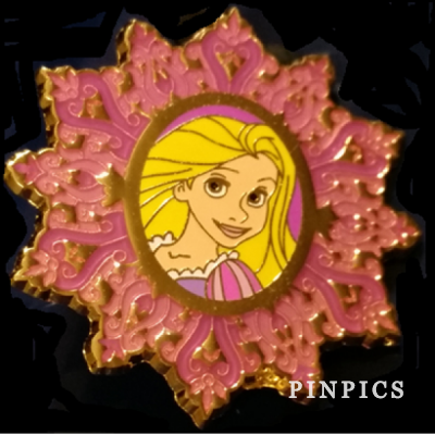 2015 Season's Greetings Mystery Pin Set - Princess Snowflake - Rapunzel