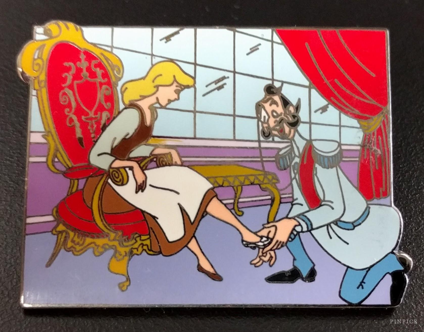 Disneyland Memorable Moments Cinderella Trying On Glass Slipper