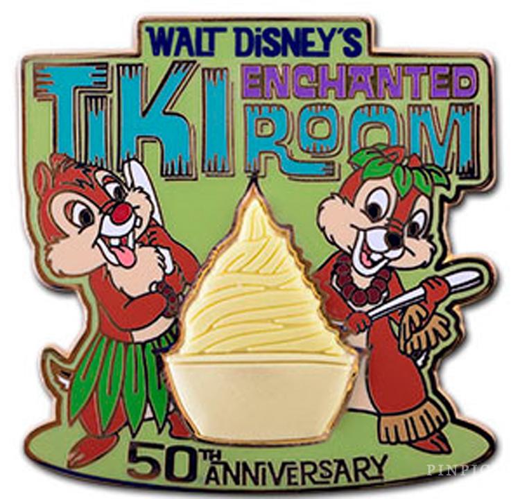 DL - Chip and Dale and Dole Whip - Walt Disney’s Enchanted Tiki Room - 50th Anniversary