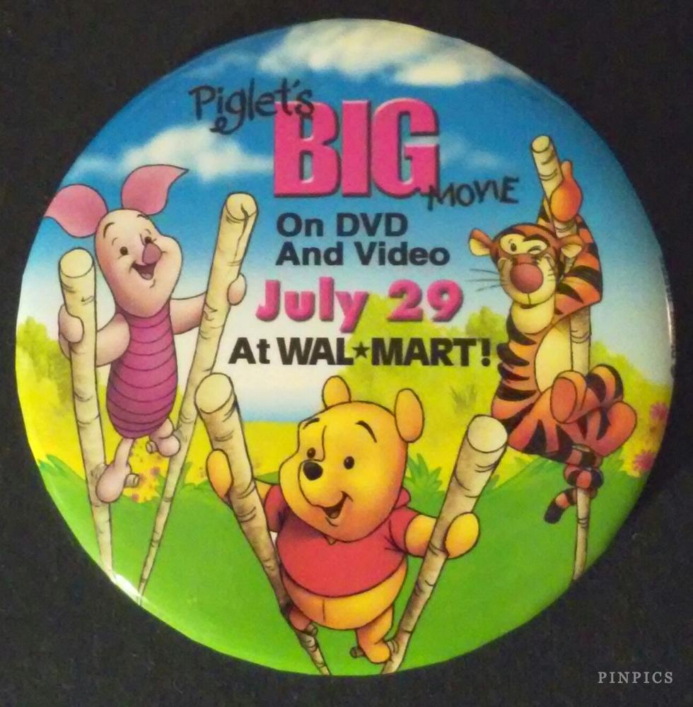 Button - Piglet's Big Movie WalMart Promo 