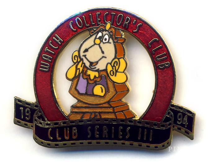 DIS - Cogsworth - Beauty and the Beast - Watch Collectors Club - 1994 - Series III