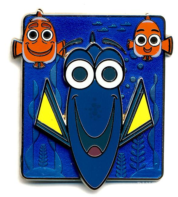 DS - Finding Dory 4 Pin Set - Dory, Marlin & Nemo Only
