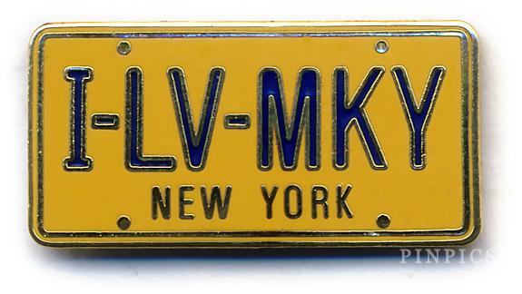 I-LV-MKY (New York License Plate)