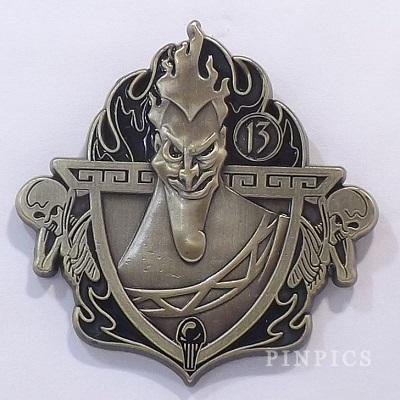 WDW - 13 Reflections of Evil - Villains Sculpted Crest Boxed Set - Hades ONLY